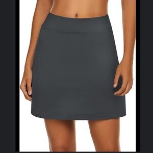 Ekoauer Charcoal Gray Golf Sport Mini Skirt Women’s Size M